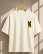 Puppy Printed Oversized Unisex Tee