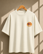 Dog-Wearing-Sunglasses Oversized Unisex Tee
