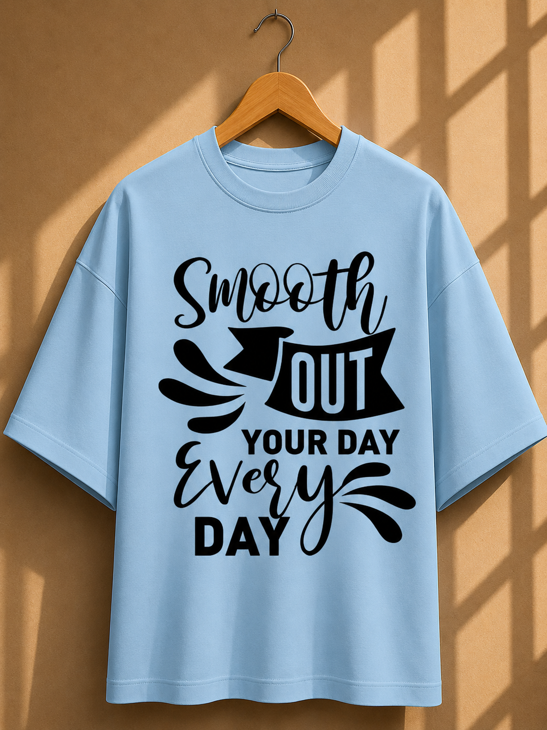 Coffee Quotes Printed Oversized Unisex Tee