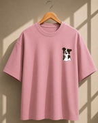 Puppy Printed Oversized Unisex Tee