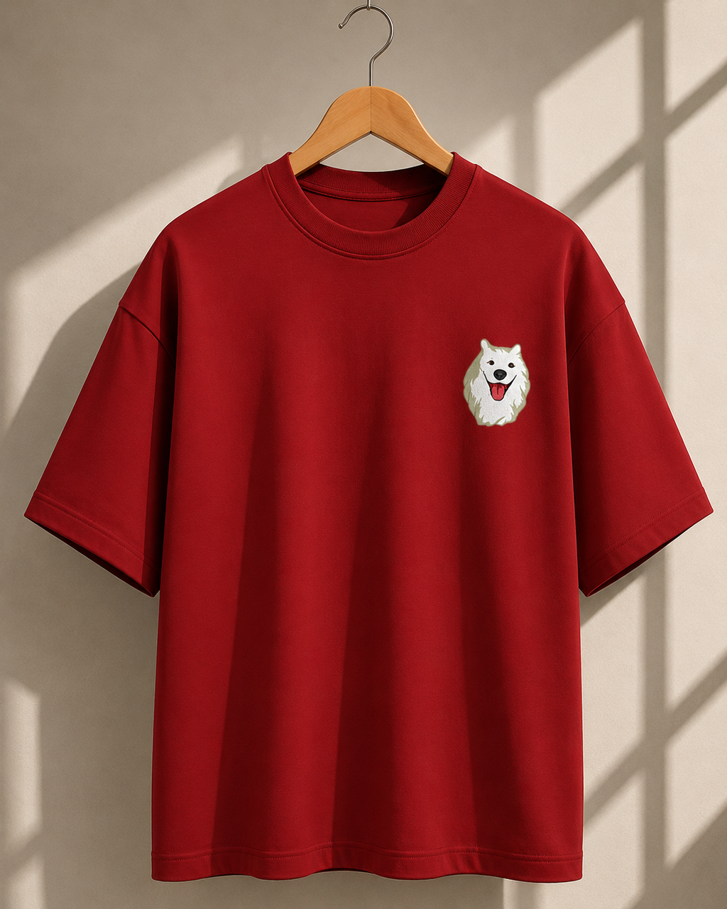Puppy Printed Oversized Unisex Tee